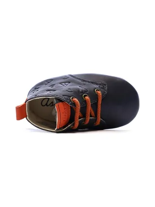 Chaussons Marines/Rouges Garçon Aster Layas 4
