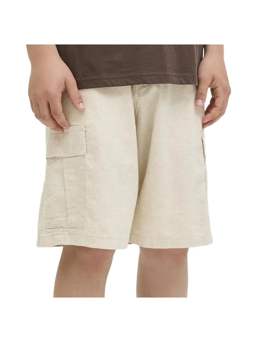Short Beige Vert Garçon Jack & Jones X Fctry 2