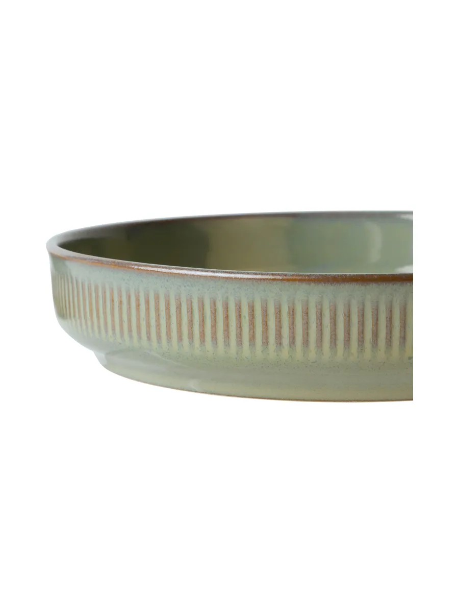 Assiette creuse Ø22,5cm - 6 pièces - collection REED - Forest 8