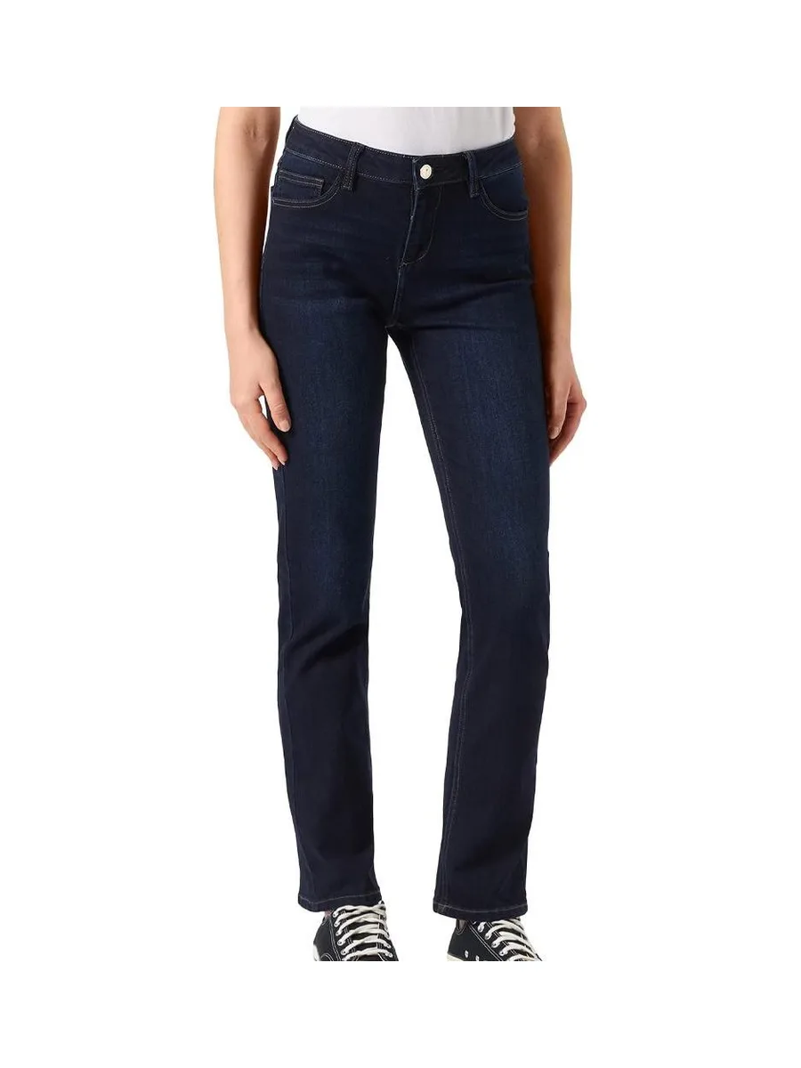 Jean Droit Bleu Foncé Femme Morgan 221 2