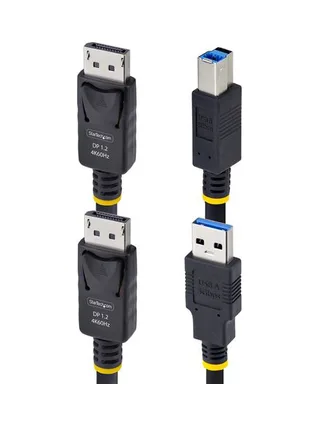 DisplayPort and USB 5Gbps KVM Cable 2