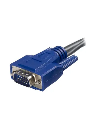 1.8m Ultra-Thin USB VGA 2-in-1 KVM Cable 2