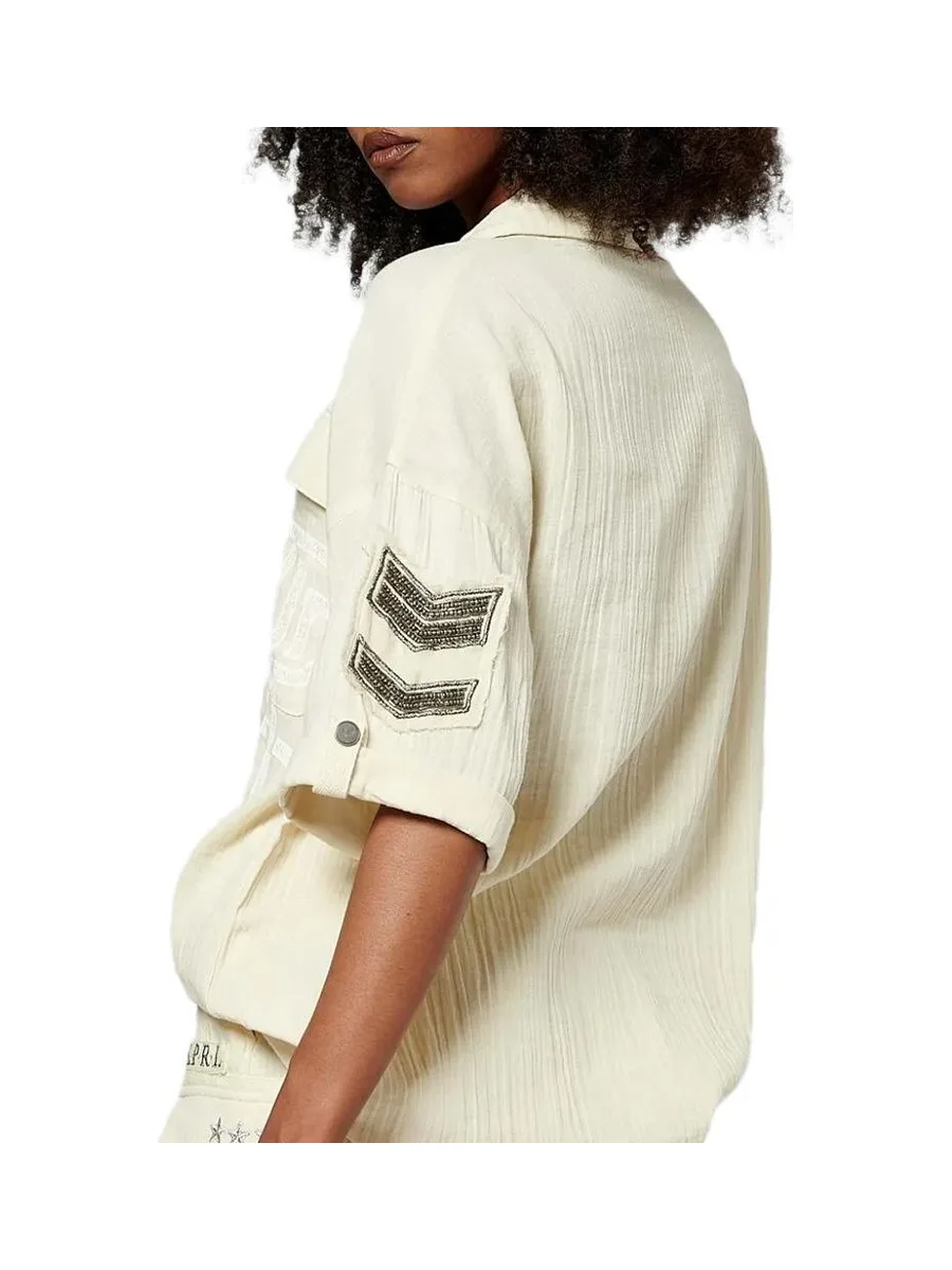 Chemise Ecru Femme Kaporal SLOW 3