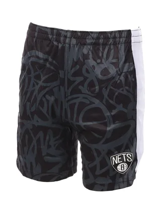 Short de Basketball Noir Garçon NBA Brooklyn Nets 1
