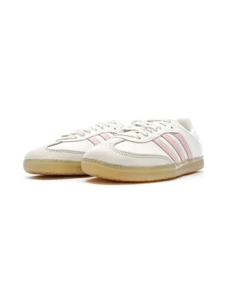 Samba Baskets Beige/Rose Femme Adidas 6