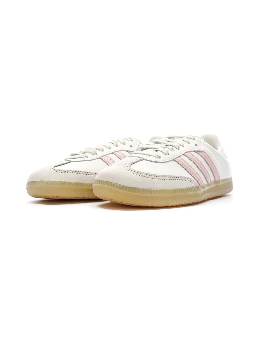 Samba Baskets Beige/Rose Femme Adidas 7