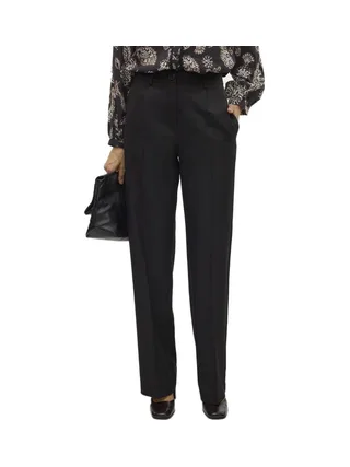 Pantalon Tailleur Noir Femme Vero Moda Raya 1