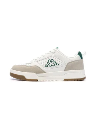 Baskets Blanches/Beiges/Vert Homme Kappa Logo Manis 1