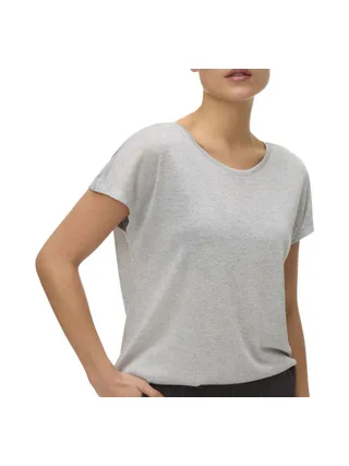 T-Shirt Gris Femme Vero Moda Sarah 1