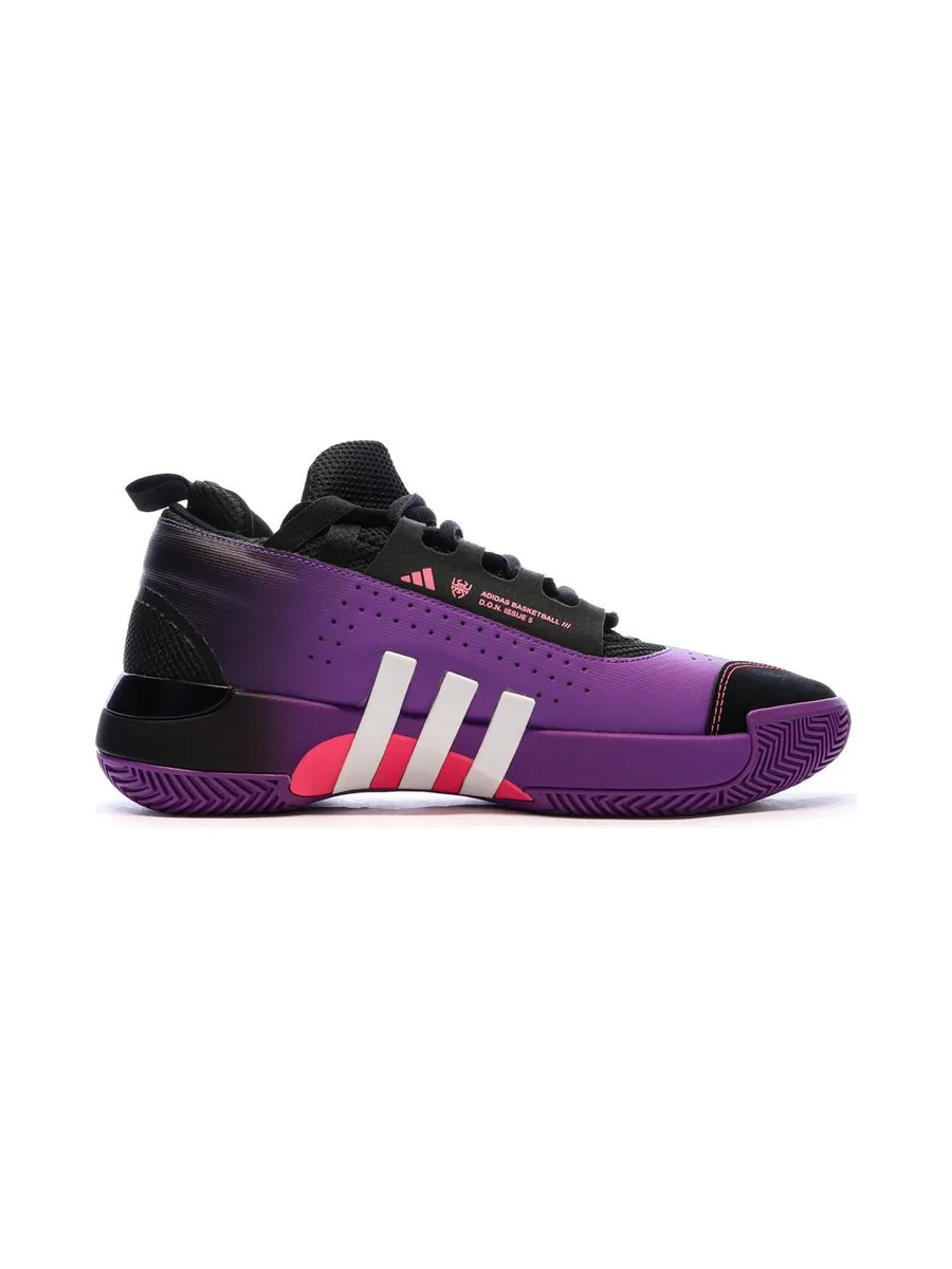 Chaussures de Basketball Violette Homme Adidas Issue 5 3