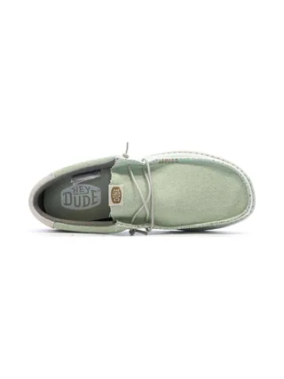 Chaussures Vert/Blanc Homme Hey Dude Stone 4