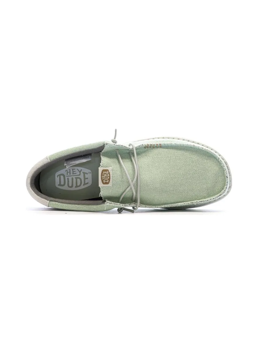 Chaussures Vert/Blanc Homme Hey Dude Stone 5