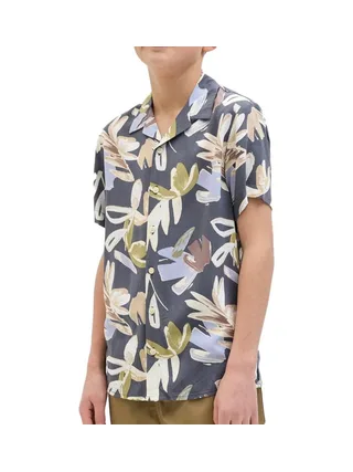 Chemise à Fleurs Grise Enfant Jack & Jones Cloud Dancer 1