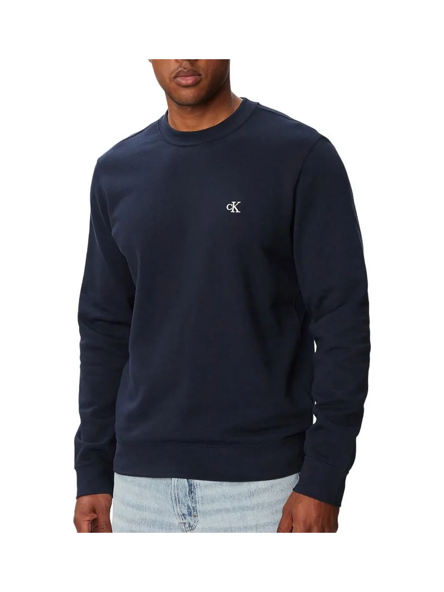 Sweat Bleu Homme Calvin Klein Jeans Terry 2
