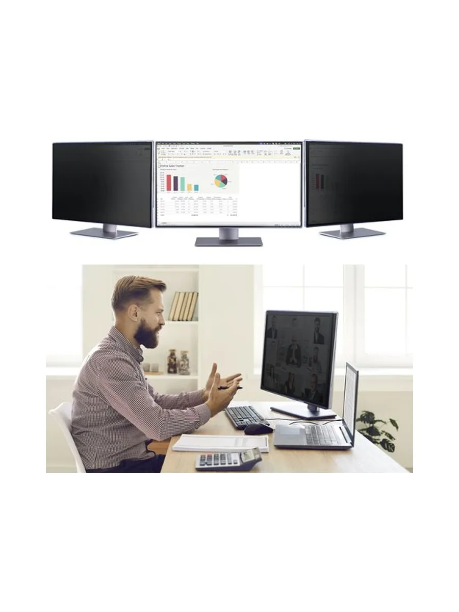 32" Monitor Privacy Screen Hanging 2
