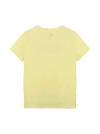 T-shirt Jaune Pale Garçon Levi's 8E8157 2