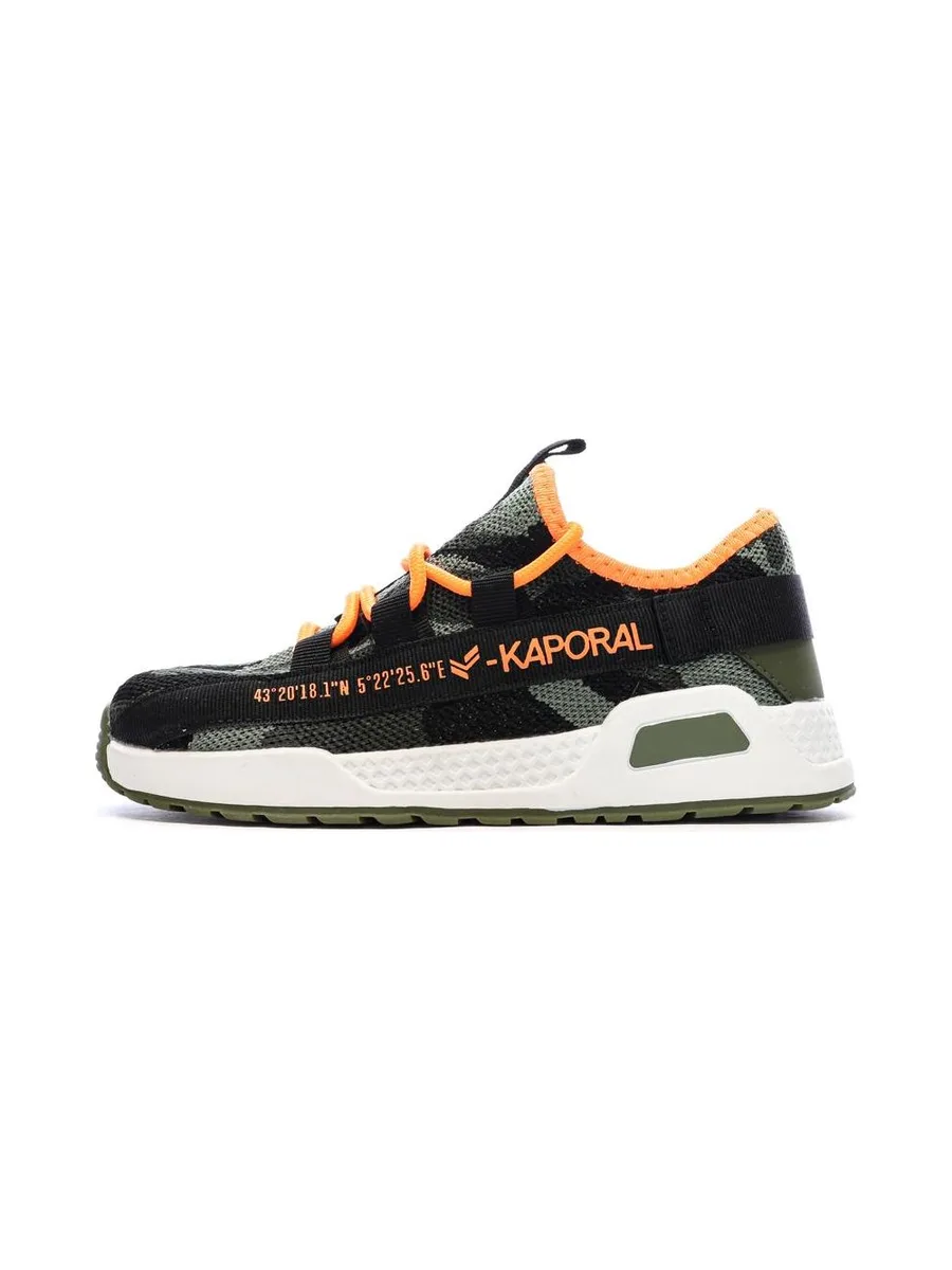 Baskets Kaki/Noir Garçon Kaporal Dofini 2