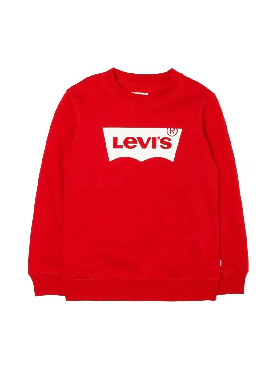 Sweat Rouge Garçon Levi's Droit Batwing 2