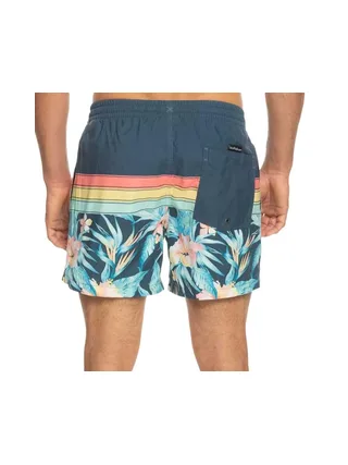 Maillot de bain Marine/Jaune Homme Quiksilver Floral 2