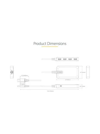 StarTech.com 5G4AB-USB-A-HUB interface hub 8