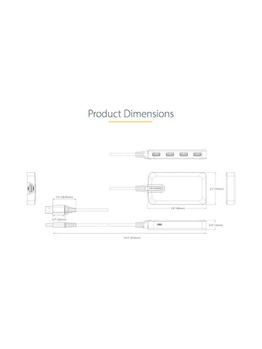 StarTech.com 5G4AB-USB-A-HUB interface hub 8