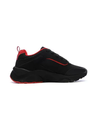 Baskets Noires/Rouges Garçon Kappa Logo Safir 2s 2