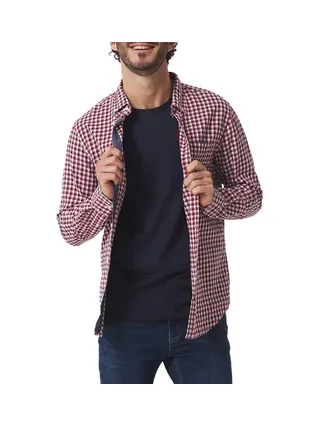 Chemise Blanche/Rouge Homme TBS Baltique 1