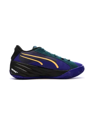 Chaussures de basketball Noires/Bleu Homme Puma All-pro Nitro Crowd Craze 2