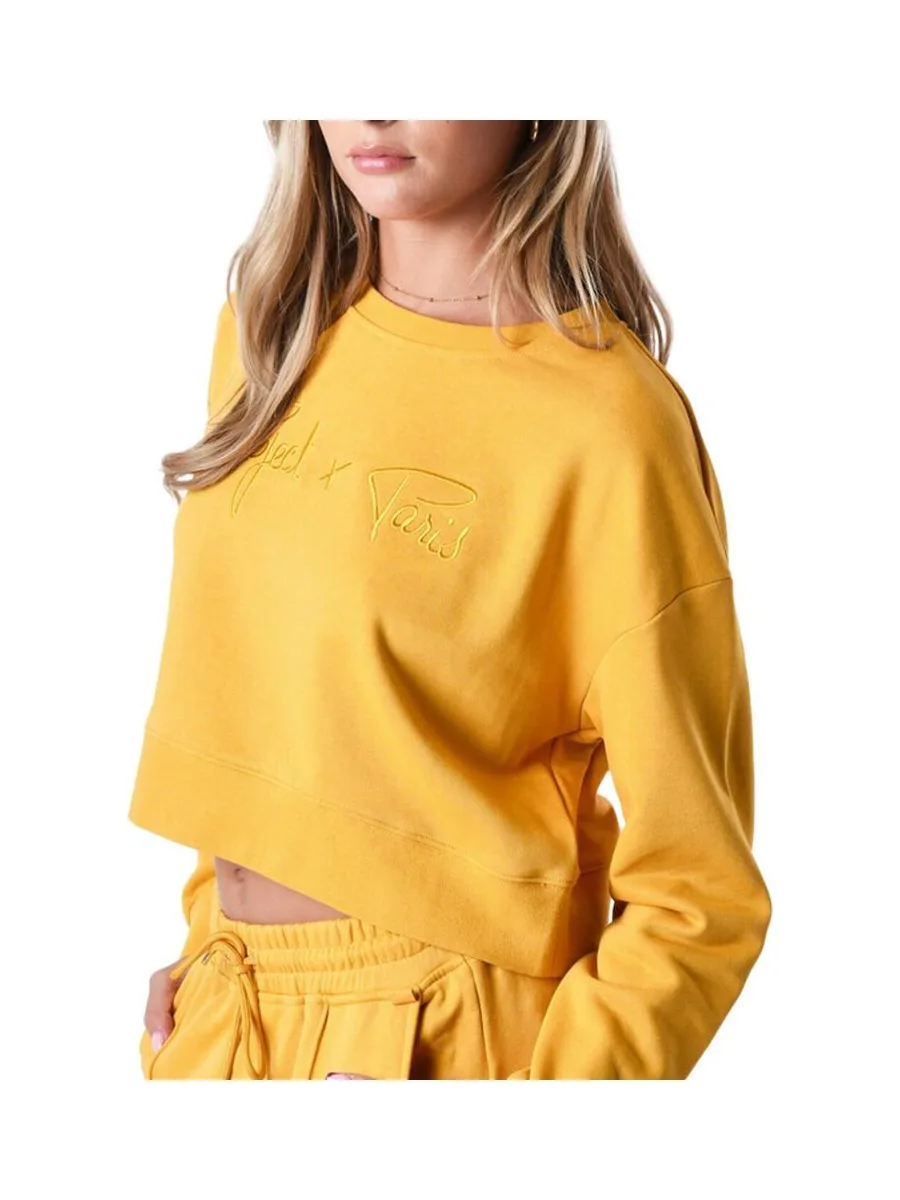 Sweat Jaune Femme Project X Paris F212103 3