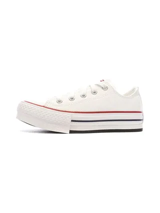 Baskets Blanches Fille Converse All Star Eva 1