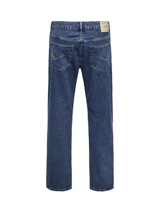 Jean Straight Bleu Foncé Homme Only & Sons Edge 2