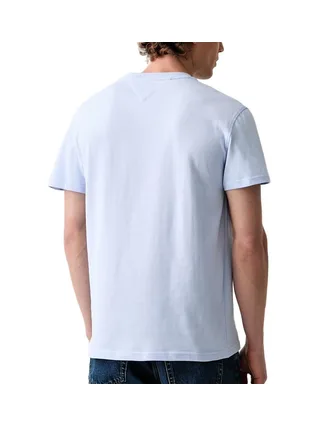 T-shirt Bleu Clair Homme Tommy Hilfiger Tjm Slim Linear 2