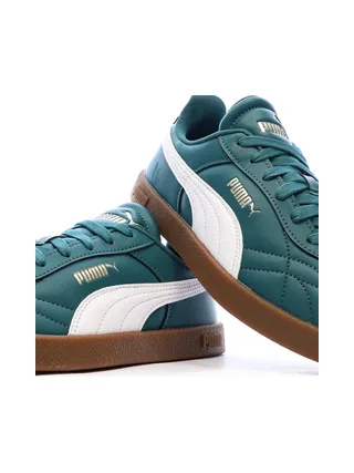 Baskets Vert Femme Puma Club Indoor 7