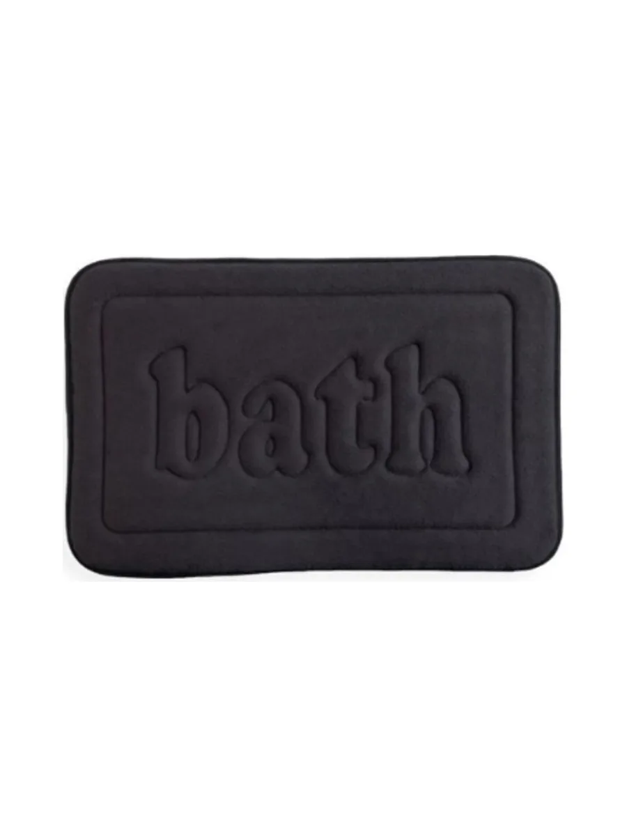 Tapis Noir/Blanc Utility Mémoire De forme 40x60 2