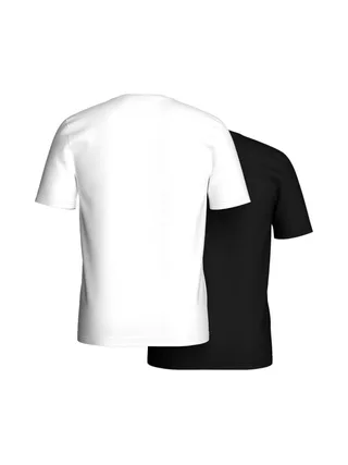 Lot de 2 T-Shirts Blanc/Noir Homme Kaporal GIFTH 2