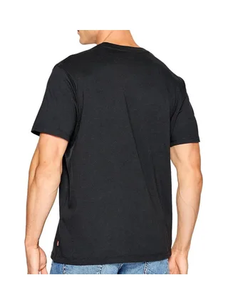 T-shirt Noir Homme Levi's Crewneck 2