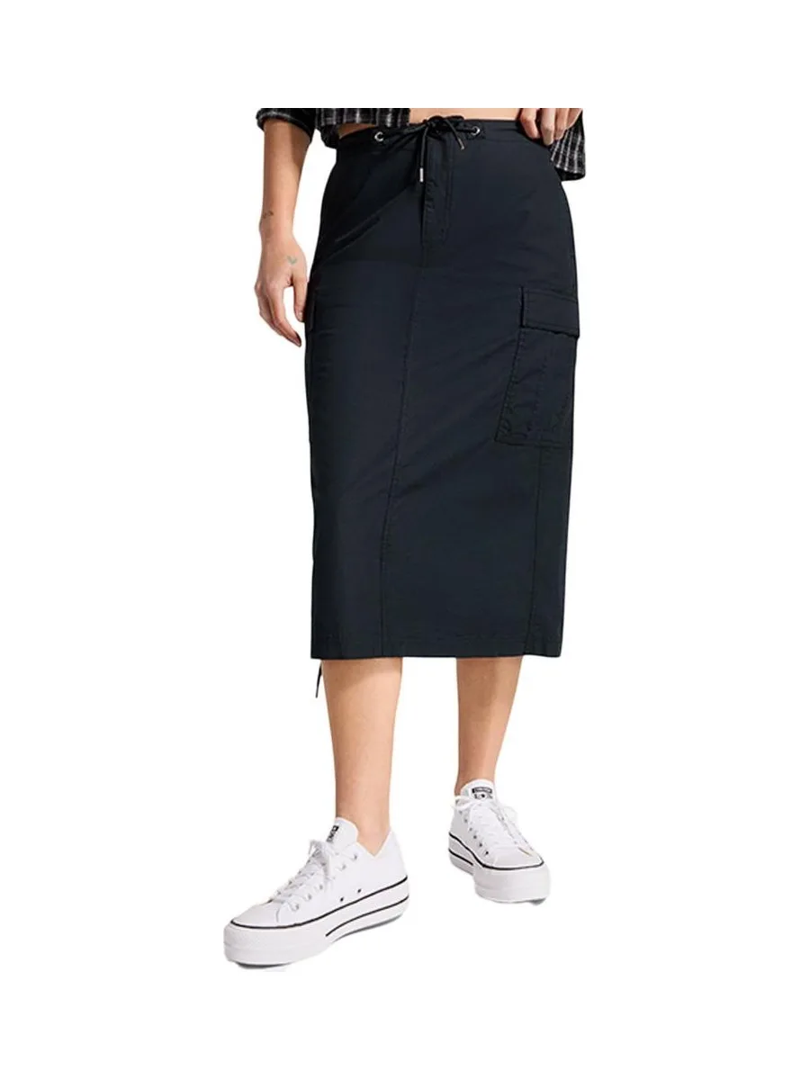Jupe Noire Femme Converse Long 1