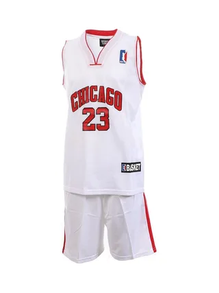 Chicago Bulls Ensemble de basketball Blanc Enfant Sport Zone DAPL5811 1