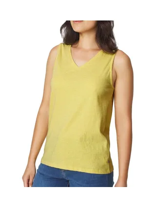 Débardeur Jaune Femme TBS ADINADEBP 1