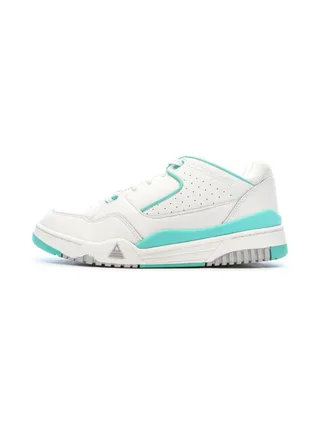 Baskets Blanches/Turquoises Homme Le Coq Sportif Nineties 1