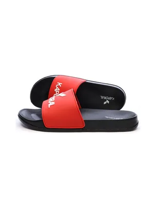 Claquettes Rouge/Noir Homme Kaporal Baporal 1