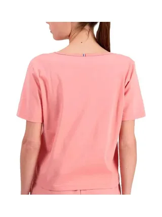 T-Shirt Rose Femme Le Coq Sportif N°1 Rosette 2
