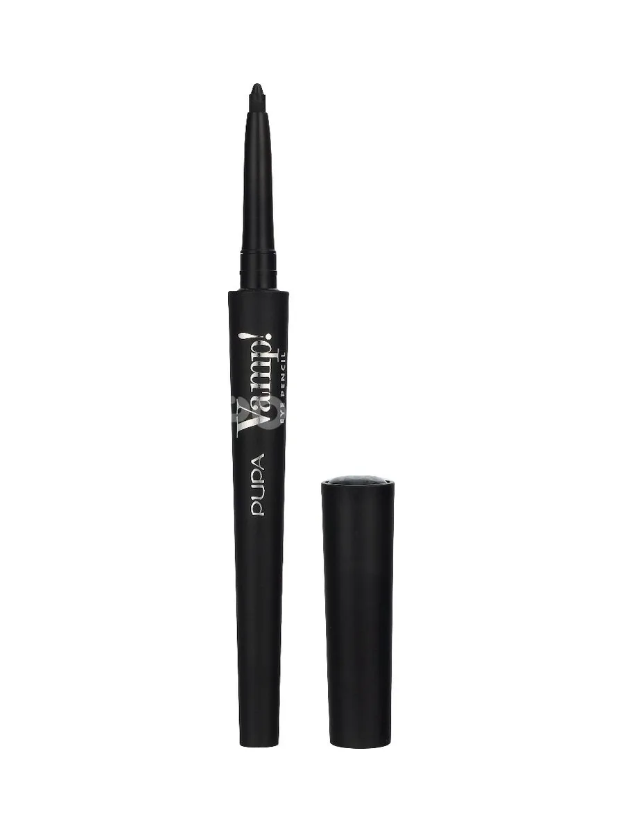 Pupa Vamp! Eye Pencil 2 In 1 Eyeliner And Kajal Waterproof 0.3g - #100 Iconic Black 1