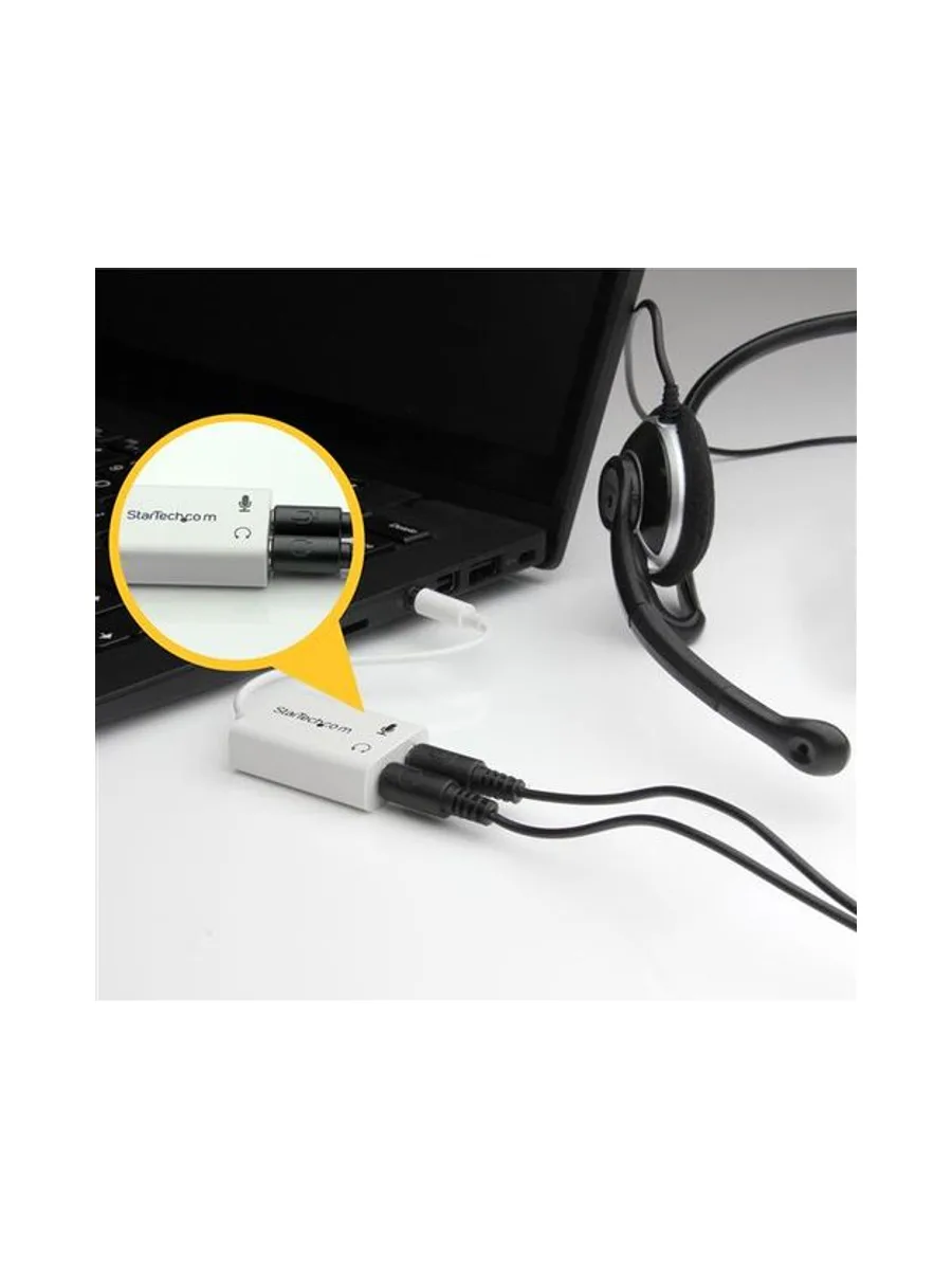 Headset Splitter 4 Pin to 2x 3 Position 5