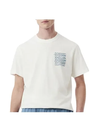 T-shirt Écru Homme Lacoste Classic Fit 1