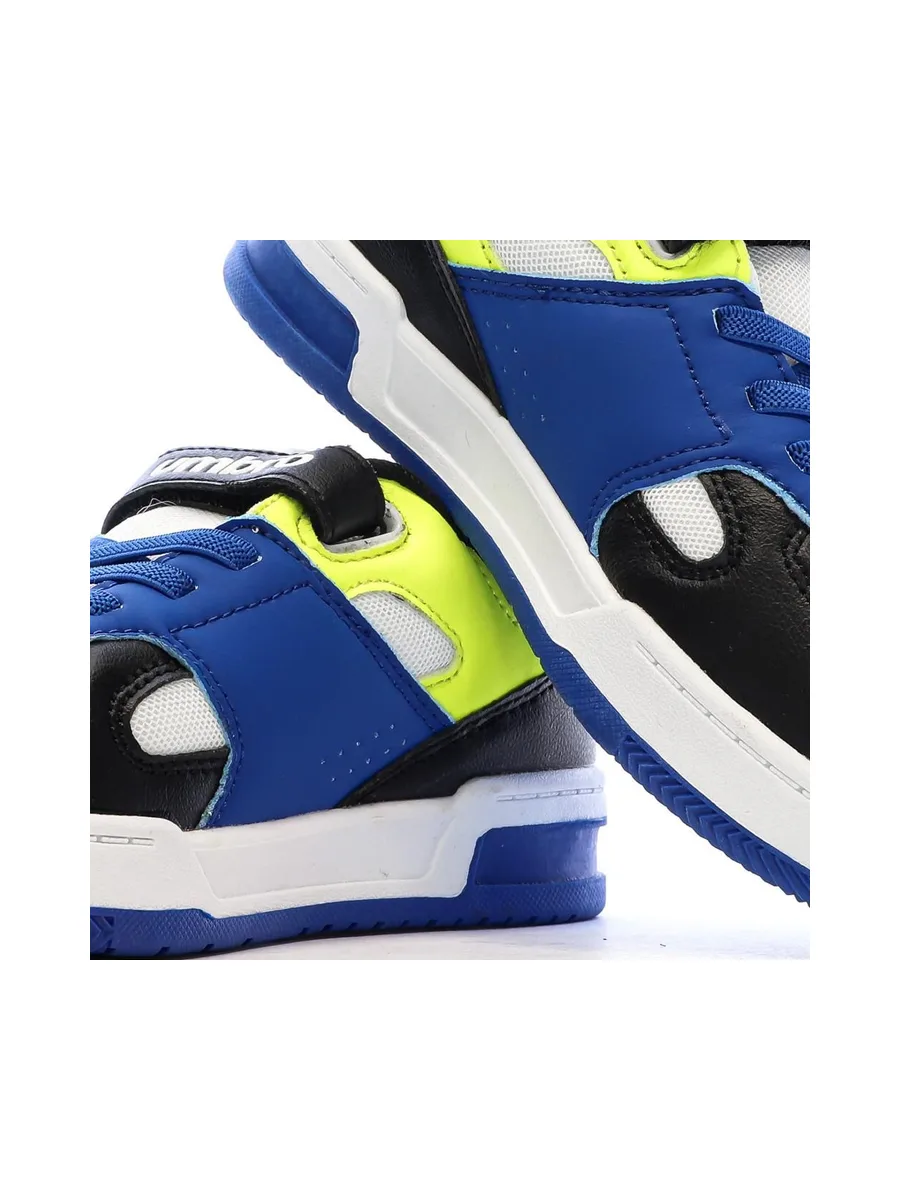 Baskets Noires/Bleu/Jaune Garçon Umbro Travys 8