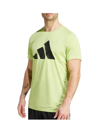 T-shirt Vert Homme Adidas Run It 1