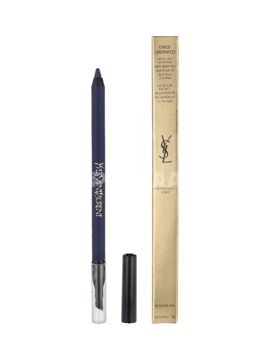 YSL Lines Liberated Waterproof Eye Pencil 1.2g - #07 Unconditional Marine 1
