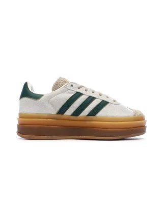 Baskets Beige/Vert Femme Adidas Gazelle Bold 2