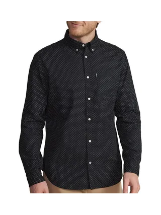 Chemise Noir à pois Homme TBS WALIDCHE 1